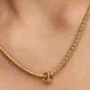 Buchstabe J Alphabet-Charm, 14 Karat vergoldet