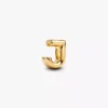 Buchstabe J Alphabet-Charm, 14 Karat vergoldet