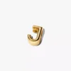 Buchstabe J Alphabet-Charm, 14 Karat vergoldet