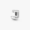 Buchstabe J Alphabet-Charm aus Sterlingsilber