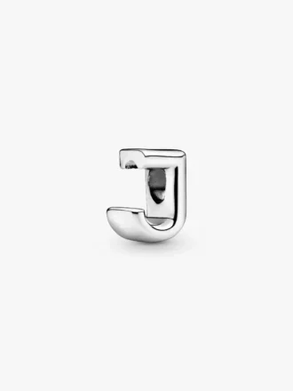 Buchstabe J Alphabet-Charm aus Sterlingsilber
