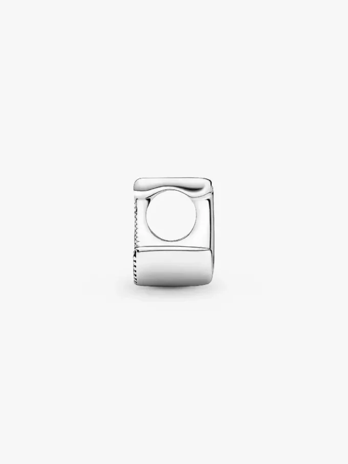 Buchstabe J Alphabet-Charm aus Sterlingsilber