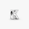 Buchstabe K Alphabet-Charm aus Sterlingsilber