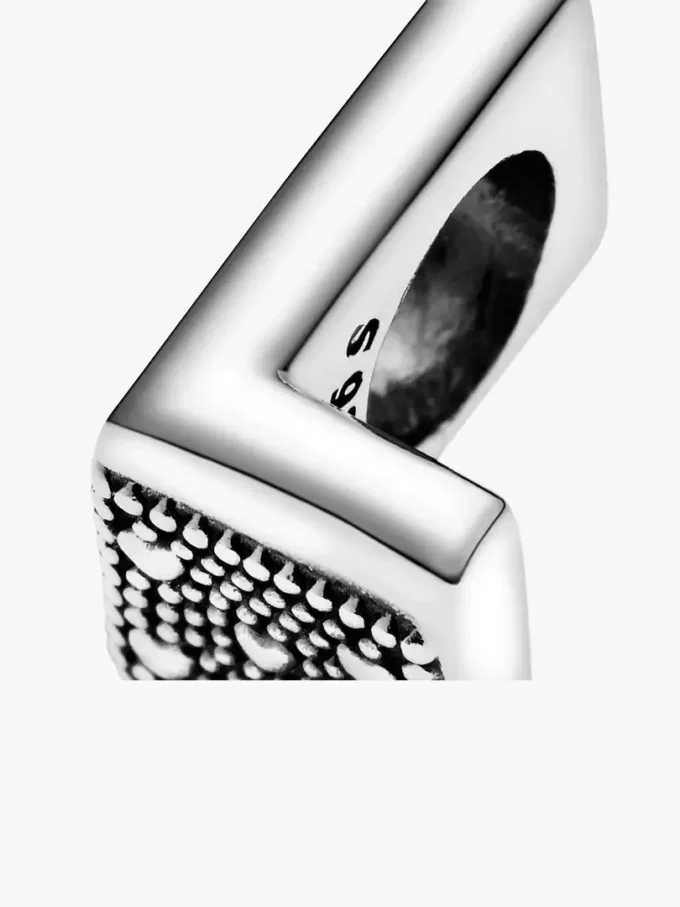Buchstabe L Alphabet-Charm aus Sterlingsilber