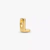 Buchstabe L als Alphabet-Charm, 14-karätig vergoldet