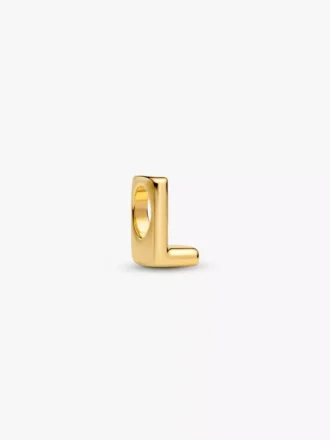 Buchstabe L als Alphabet-Charm, 14-karätig vergoldet