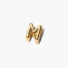 Buchstabe M Alphabet-Charm – 14 Karat vergoldet