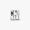 Buchstabe M Alphabet-Charm aus Sterlingsilber