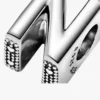 Buchstabe N Alphabet-Charm aus Sterlingsilber