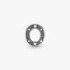 Buchstabe O Alphabet-Charm aus Sterlingsilber