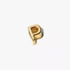 Buchstabe P Alphabet-Charm, 14 Karat vergoldet