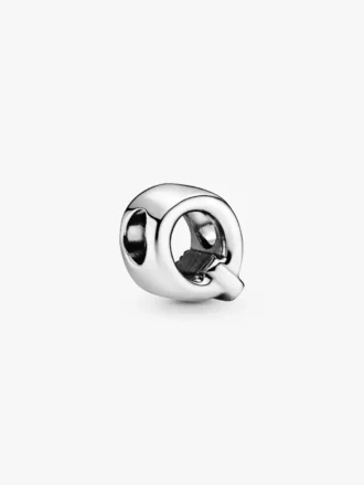 Buchstabe Q Alphabet-Charm aus Sterlingsilber Buchstabe Q Alphabet-Charm aus Sterlingsilber