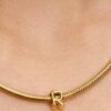 Buchstabe R Alphabet-Charm – 14 Karat vergoldet