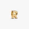 Buchstabe R Alphabet-Charm – 14 Karat vergoldet