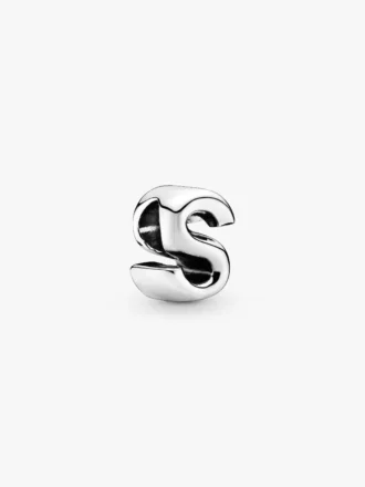 Buchstabe S Alphabet-Charm aus Sterlingsilber