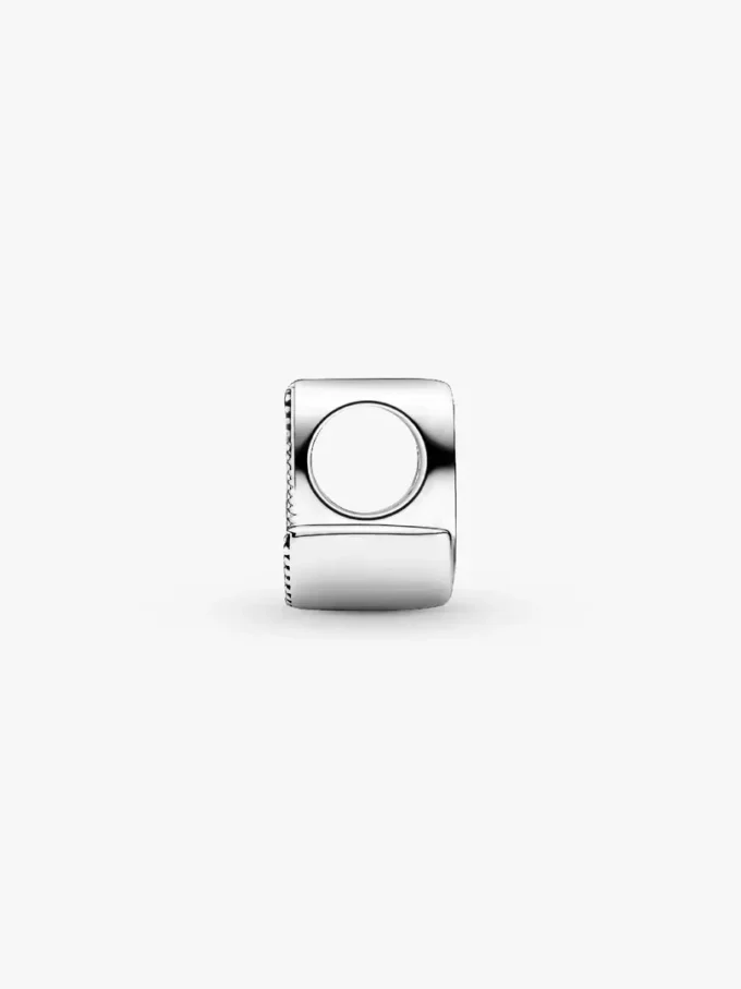 Buchstabe S Alphabet-Charm aus Sterlingsilber
