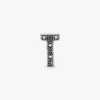 Buchstabe T Alphabet-Charm aus Sterlingsilber