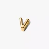 Buchstabe V Alphabet-Charm, 14 Karat vergoldet