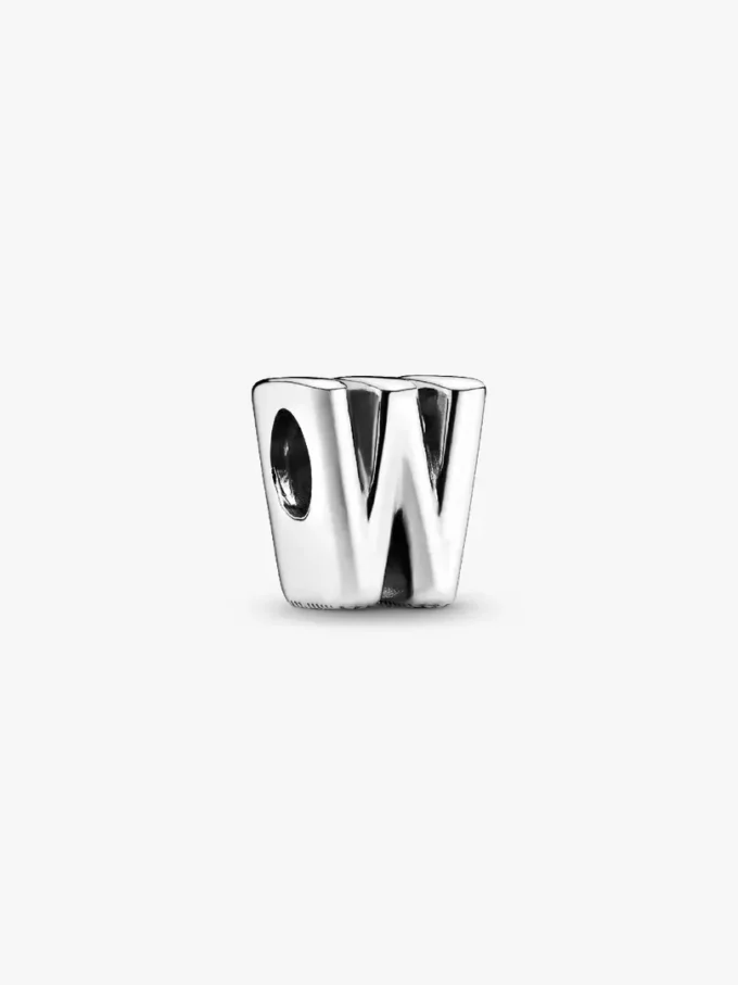 Buchstabe W Alphabet-Charm aus Sterlingsilber Buchstabe W Alphabet-Charm aus Sterlingsilber