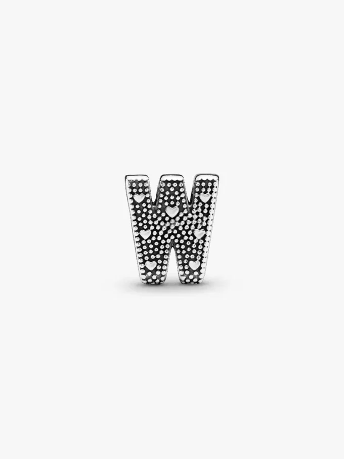 Buchstabe W Alphabet-Charm aus Sterlingsilber Buchstabe W Alphabet-Charm aus Sterlingsilber