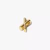 Buchstabe X Alphabet-Charm, 14 Karat vergoldet