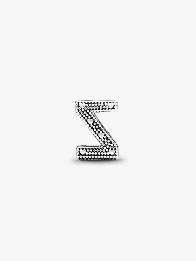 Buchstabe Z Alphabet-Charm aus Sterlingsilber Buchstabe Z Alphabet-Charm aus Sterlingsilber
