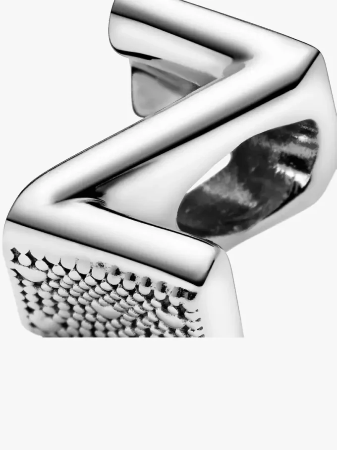 Buchstabe Z Alphabet-Charm aus Sterlingsilber Buchstabe Z Alphabet-Charm aus Sterlingsilber
