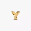Buchstabe Y Alphabet-Charm, 14 Karat vergoldet