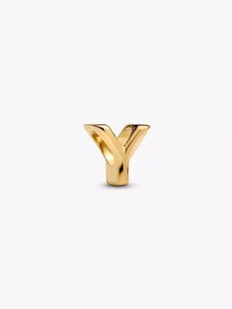 Buchstabe Y Alphabet-Charm, 14 Karat vergoldet Buchstabe Y Alphabet-Charm, 14 Karat vergoldet
