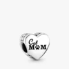 „Cat Mom Heart“-Charm aus Sterlingsilber „Cat Mom Heart“-Charm aus Sterlingsilber