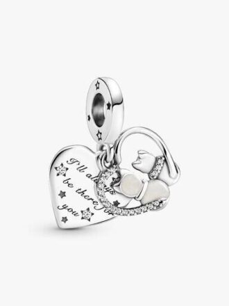 Cats & Hearts Dangle Charm – Sterlingsilber Cats & Hearts Dangle Charm – Sterlingsilber