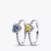 „Celestial Love Elevated Heart“ Ring-Duo, 2er-Set „Celestial Love Elevated Heart“ Ring-Duo, 2er-Set