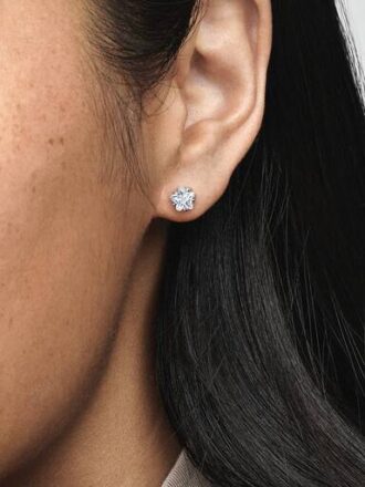 Celestial Sparkling Star Ohrringe – Sterlingsilber