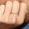 Celestial Sparkling Star Solitaire Ring aus Sterlingsilber Celestial Sparkling Star Solitaire Ring aus Sterlingsilber
