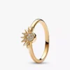 Celestial Sparkling Sun Ring, 14-karätig vergoldet Celestial Sparkling Sun Ring, 14-karätig vergoldet