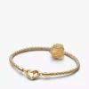 Charm-Armband-Set „Golden Rose in Bloom“ (2er-Set) Charm-Armband-Set „Golden Rose in Bloom“ (2er-Set)