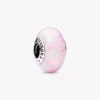 Charm aus Sterlingsilber in opaleszierendem Rosa Charm aus Sterlingsilber in opaleszierendem Rosa