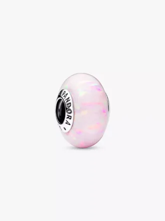 Charm aus Sterlingsilber in opaleszierendem Rosa Charm aus Sterlingsilber in opaleszierendem Rosa