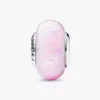 Charm aus Sterlingsilber in opaleszierendem Rosa Charm aus Sterlingsilber in opaleszierendem Rosa