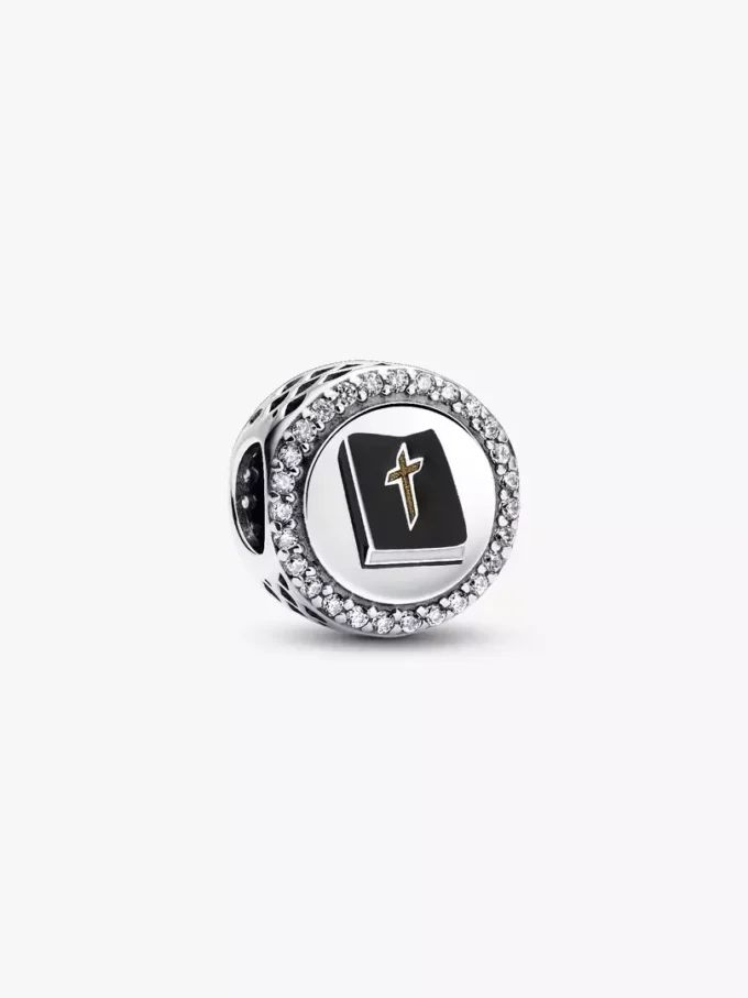 Charm „Bible Power of Prayer“ aus Sterlingsilber
