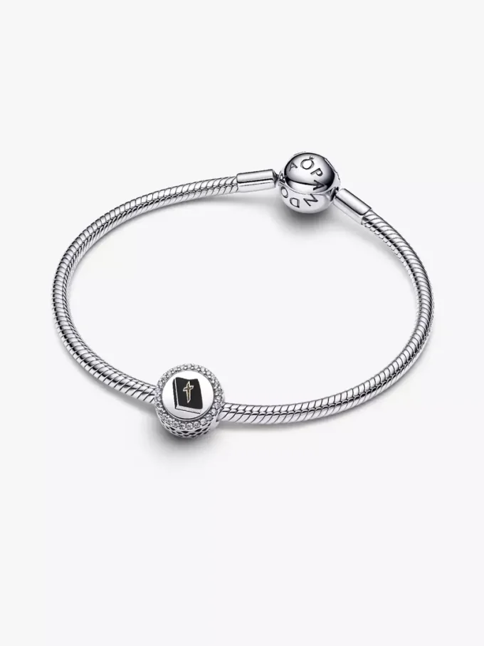 Charm „Bible Power of Prayer“ aus Sterlingsilber