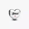 Charm „Blessed Heart“ aus Sterlingsilber Charm „Blessed Heart“ aus Sterlingsilber