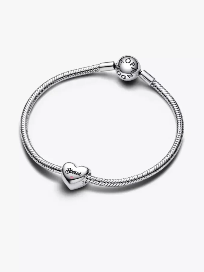 Charm „Blessed Heart“ aus Sterlingsilber Charm „Blessed Heart“ aus Sterlingsilber