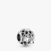 Charm „Durchbrochenes Kettenglied-Vorhängeschloss“ aus Sterlingsilber Charm „Durchbrochenes Kettenglied-Vorhängeschloss“ aus Sterlingsilber