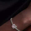 Charm „Entwined Heart & Butterfly“ aus Sterlingsilber Charm „Entwined Heart & Butterfly“ aus Sterlingsilber