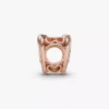 Charm „Funkelnde verschlungene Herzen“, 14 Karat Roségold-Beschichtung Charm „Funkelnde verschlungene Herzen“, 14 Karat Roségold-Beschichtung