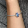 Charm „Galaxy Blue & Star Murano“ aus Sterlingsilber Charm „Galaxy Blue & Star Murano“ aus Sterlingsilber