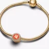 Charm „Glück & Wohlstand“ aus China, 14-karätig vergoldet Charm „Glück & Wohlstand“ aus China, 14-karätig vergoldet