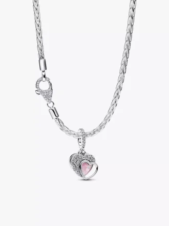 Charm-Halskette „Für meine wunderschöne Mama“, 2er-Set