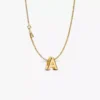Charm-Halskette mit Buchstabe A, 2er-Set Charm-Halskette mit Buchstabe A, 2er-Set